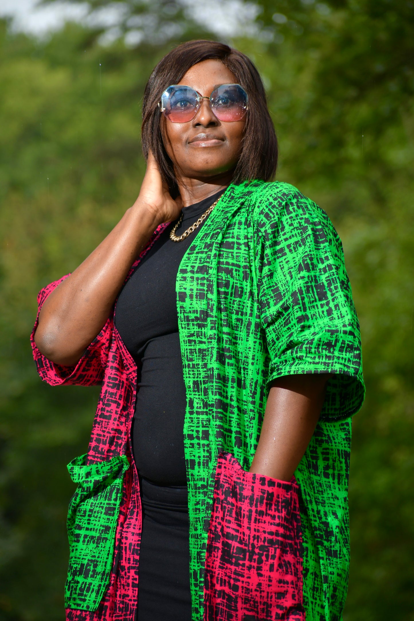 Short Sleeve Kimono Jacket