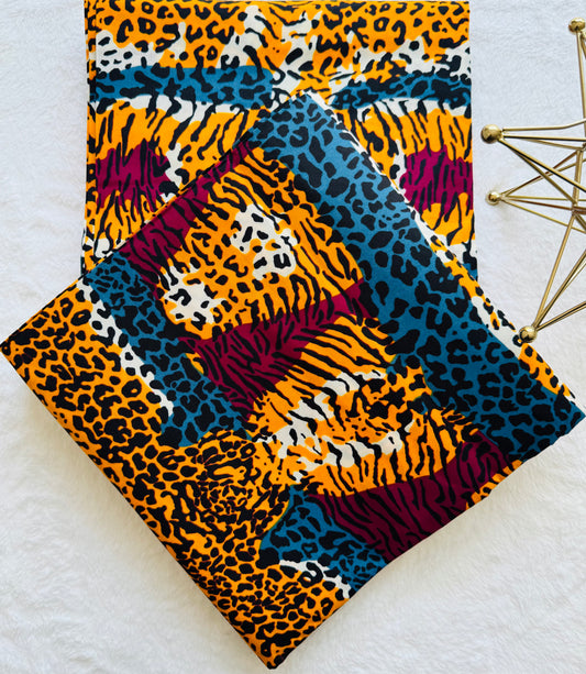 Leopard and Zebra Prints in Orange