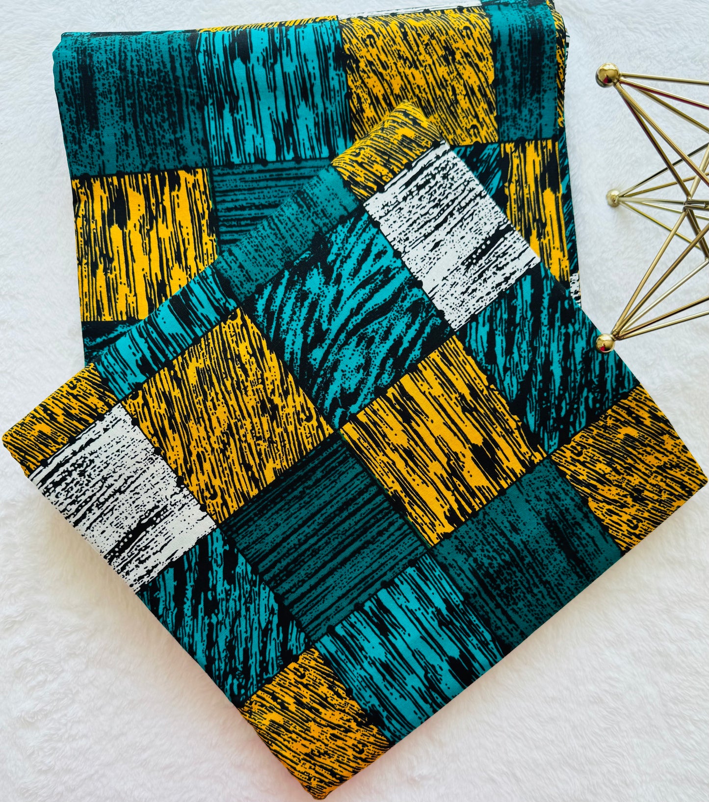 Textile with Geometric Pattern